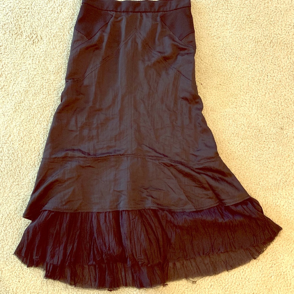 Black Floor-length skirt